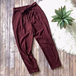 ASOS High Waisted Paper Bag Trousers